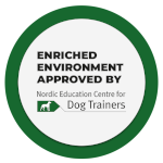 Nordic Education Centre for Dog Trainers Enriched Environment Approved Badge
